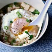 Miso Soup with Rice & Poached Egg