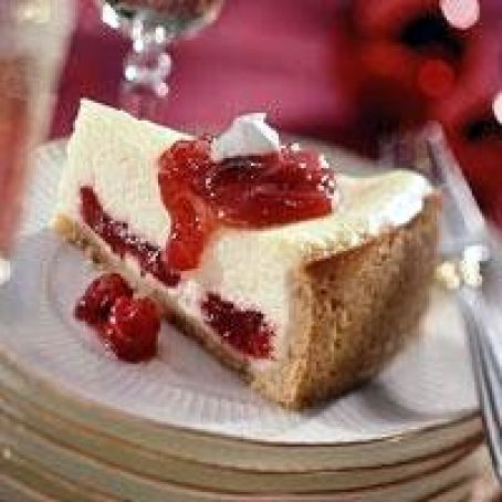 Scarlet Swirl Cheese Cake