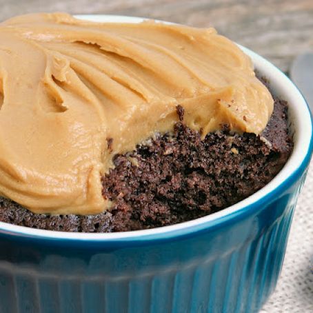 HCG Diet (P3) Peanut Butter Mug Cake with Frosting
