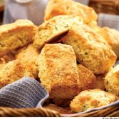 Cheddar Cornmeal Biscuits with Chives