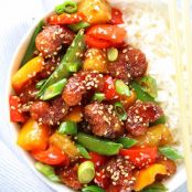 Sweet and Sour Shrimp Bowl