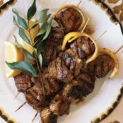 Yogurt-Marinated Lamb Kebabs With Lemon Butter