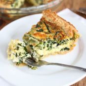 Asparagus, Spinach and Feta Quiche