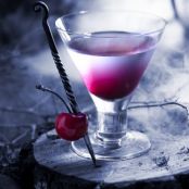 Halloween Blood Red Sangria Cocktail