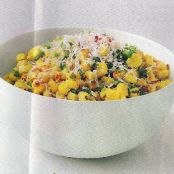 Roasted Corn with Manchego & Lime