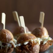Maple Pork Donut Sliders Recipe