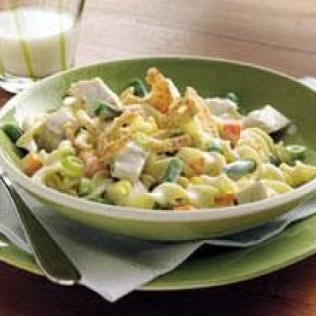 Creamy Chicken and Vegetables with Noodles