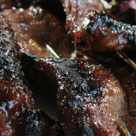 Sweet Teriyaki Beef Skewers