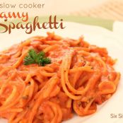 Slow Cooker Creamy Spaghetti Recipe