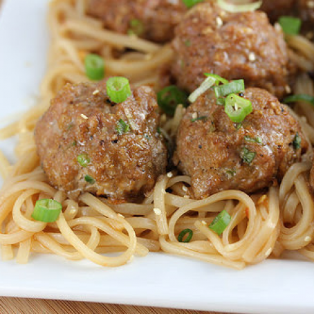 Asian Pork Meatballs
