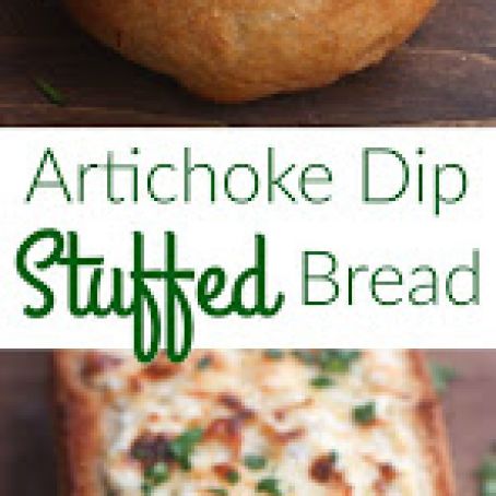 Artichoke Dip Stuffed Bread