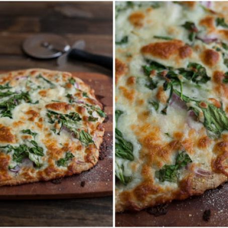 Spinach Ranch Pizza