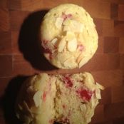 Raspberry Rose Water Muffins
