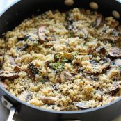 Mushroom Garlic Quinoa