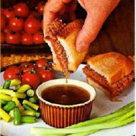 French Dip Steak Sandwiches