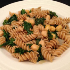 Garbanzo Bean and Kale Pasta