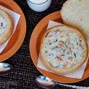 Instant Pot Chicken & Wild Rice Soup 