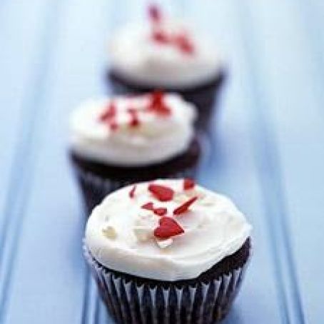 Frosted Chocolate-Buttermilk Cupcakes