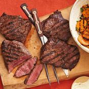 Flatiron Steak with Creamy Horseradish Sauce