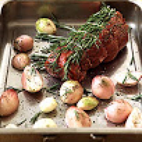 Beef Tenderloin with Shallots and Red-Wine Glaze