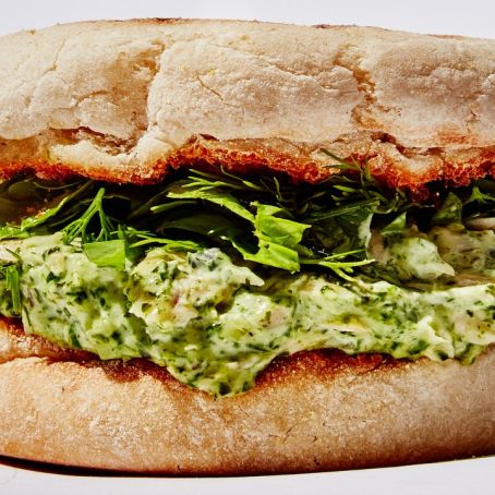 Green Goddess Tuna Salad Sandwich