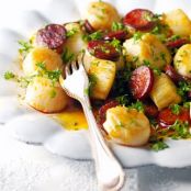 SCALLOPS AND CHORIZO