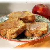 Cinnamon Marble Loaf French Toast with Butter Syrup