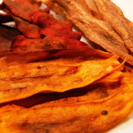 homemade root veggie chips