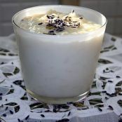 French Lavender Rice Pudding