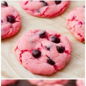 Strawberry Chocolate Chip Cookies