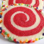 Colorful Spiral Cookies