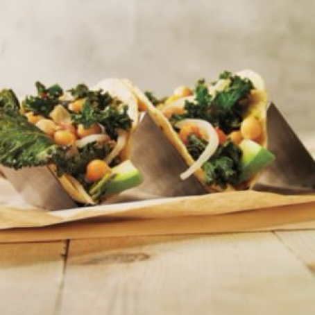 Kale and Chickpea Tacos