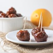Slow Cooker Meatballs with Orange Marmalade