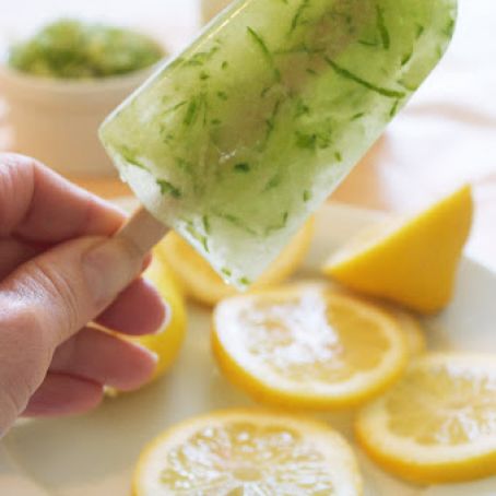 Lemonade Cucumber Spa Popsicle
