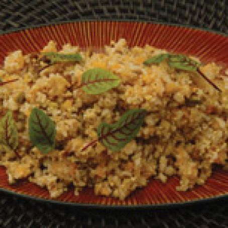 Joanne Weir/Mixed Grain Pilaf with Dried Apricots and Pistachios