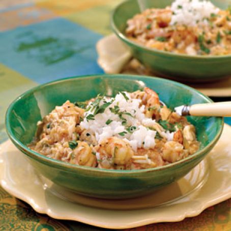 Crab-and-Shrimp Étouffée
