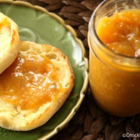 Crockpot Peach Vanilla Butter