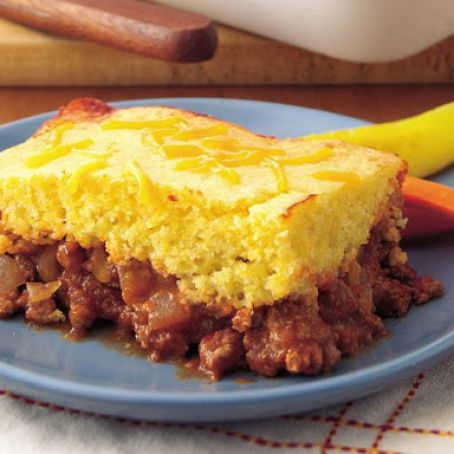 Cornbread Topped Sloppy Joe Casserole
