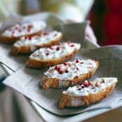 Goat Cheese & Shallot Toasts