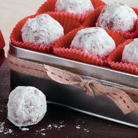 Snowy Bourbon Balls