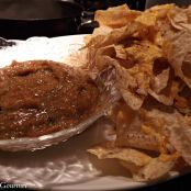 Homemade Salsa and Tostitos Chips with Cheese