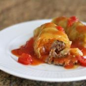 Baked Stuffed Cabbage Rolls