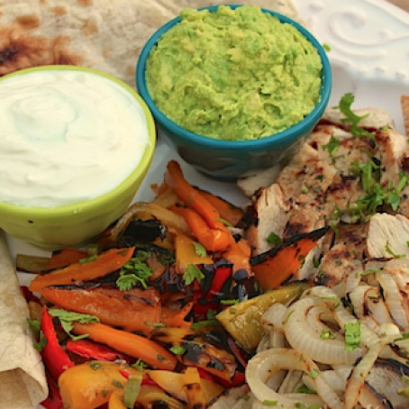 Grilled Chicken Fajitas