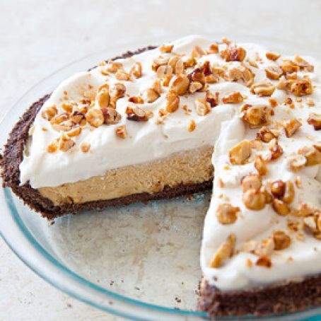 Peanut Butter Pie with Chocolate Crust