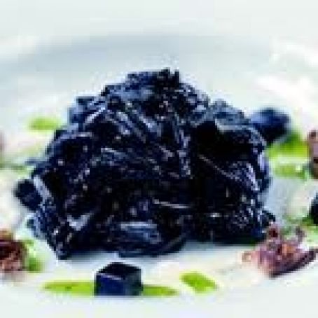 Black Soya Rice with Baby Cuttlefish