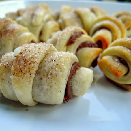 Nutella Pie Crust Crescents | Plain Chicken