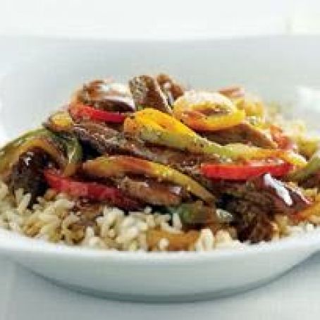 Saucy Pepper Steak