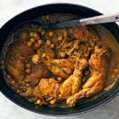 Indian-Spiced Chicken with Chickpeas and Spinach