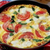 Mozzarella-Tomato-Basil Frittata