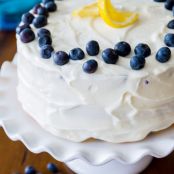 Lemon Blueberry Layer Cake